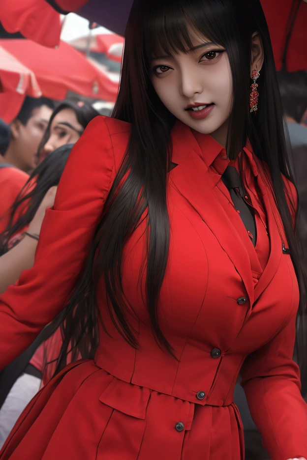 Jabami yumeko having sex in indian street market 