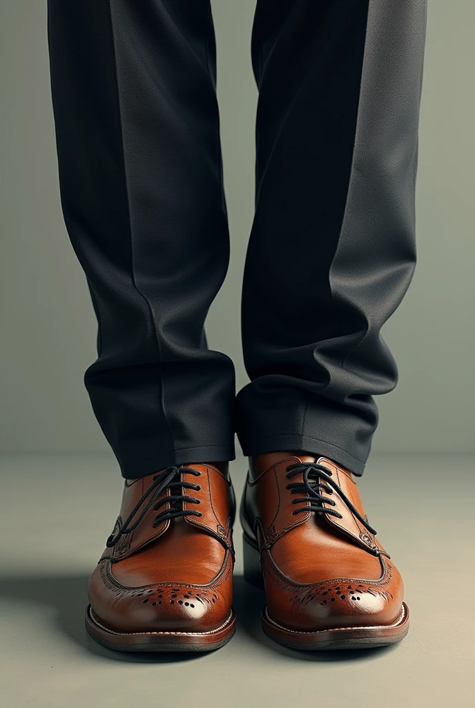 Create an image of Andres Manuel Lopez Obrador showing his feet