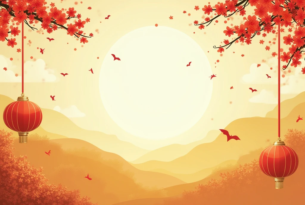 Golden Week background illustration