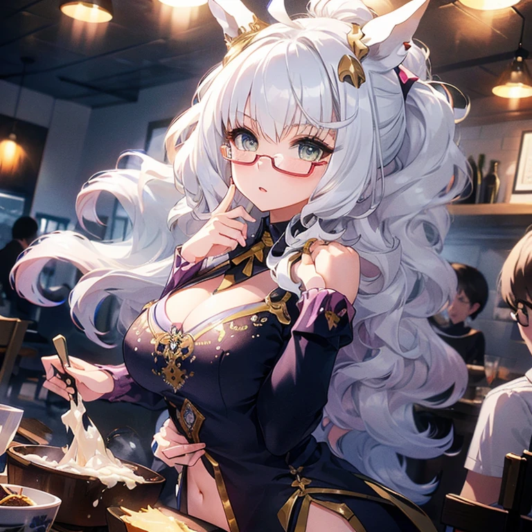 ((((Glasses))))((((Glasses娘))))((((Big Breasts))))biwa hayahide \(umamusume\), 1 girl, 独奏,1girl, 独奏, long hair, breasts, looking at viewer、masterpiece, 最high quality, high quality, High precision,Highly detailed 8K wallpapers、Innocent、minimum、Boiling semen、Put semen in a pan、Taste、semen fondue、(Cooking girl)、(ingredients:semen)、long hair、Long Hair、ponytail、((Random expression:1.4))、(Cheese can be sprinkled on top)、(on the table)、(Off the shoulder、Dabotto Girls Splicing Off the Shoulder、Breast flash、Nipple peek、limming、Beautiful belly、cute ass)、(short girl、daughter、younger sister)、whole body