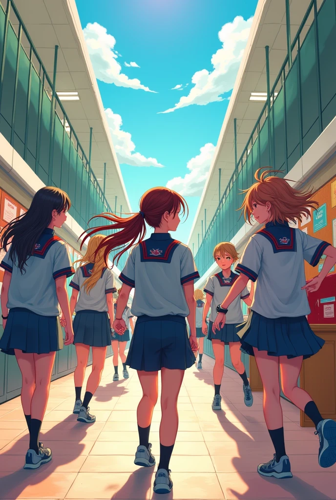 School uniform sale announcement, sports and industrial
