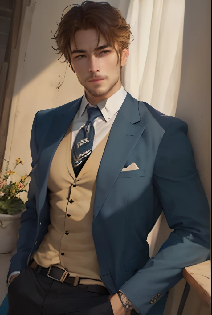 a man
