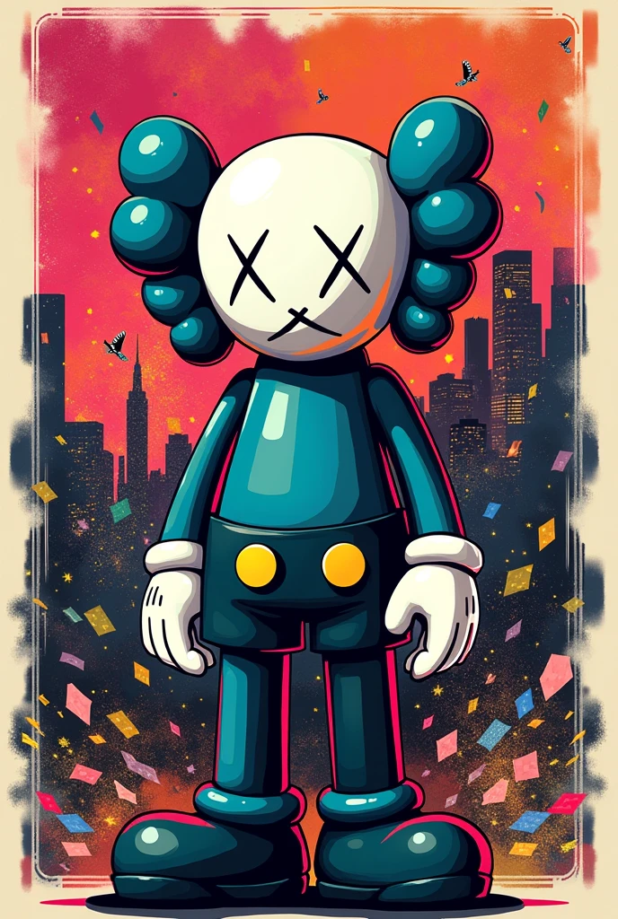 I need many designs of kaws artwork I need many of it