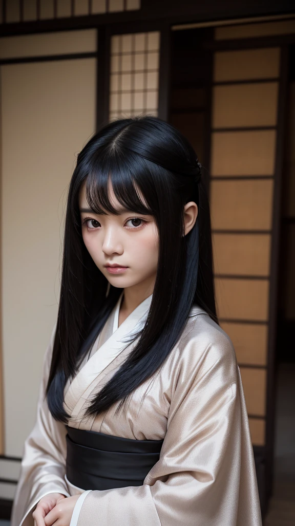 1 girl, new, Eyes red, Bblack hair, japanese, realisitic