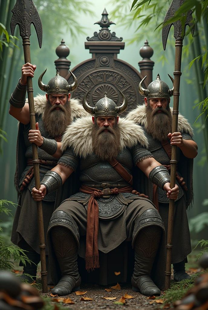 Bamboo weapon Vikings throne