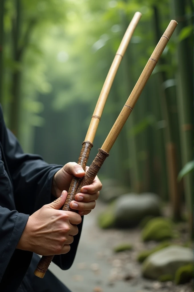Bamboo swords