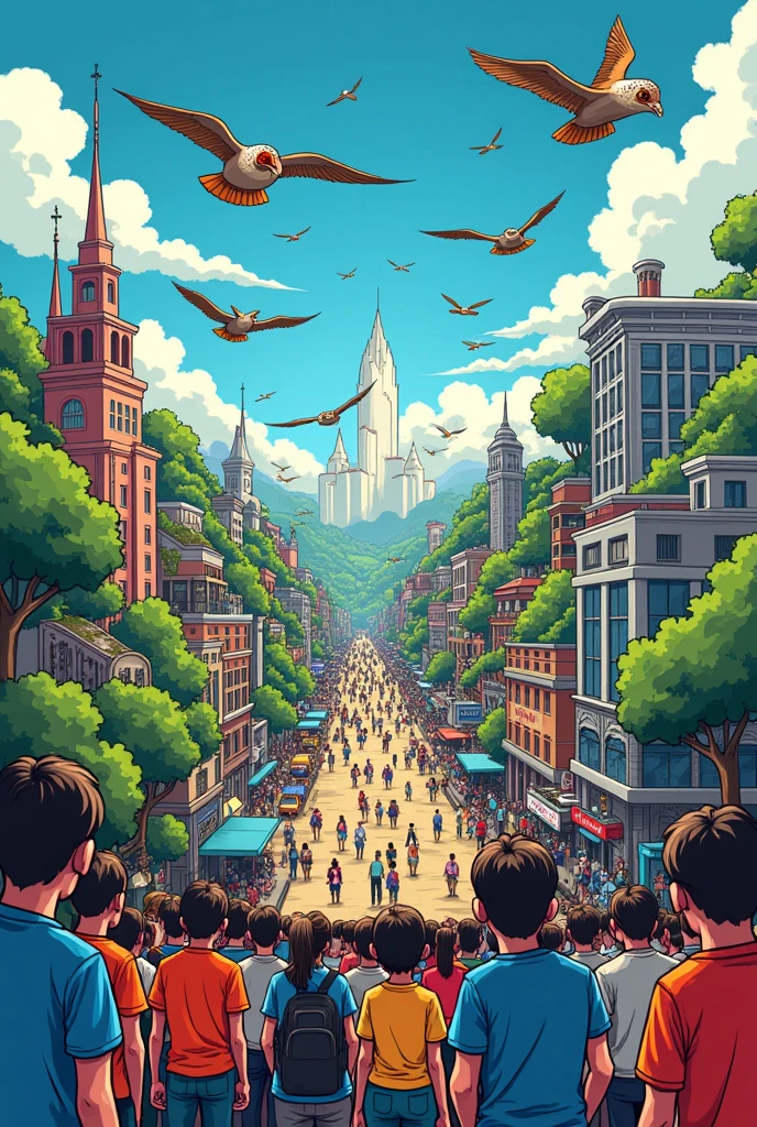 The role of media in the Philippines in a cartoon form