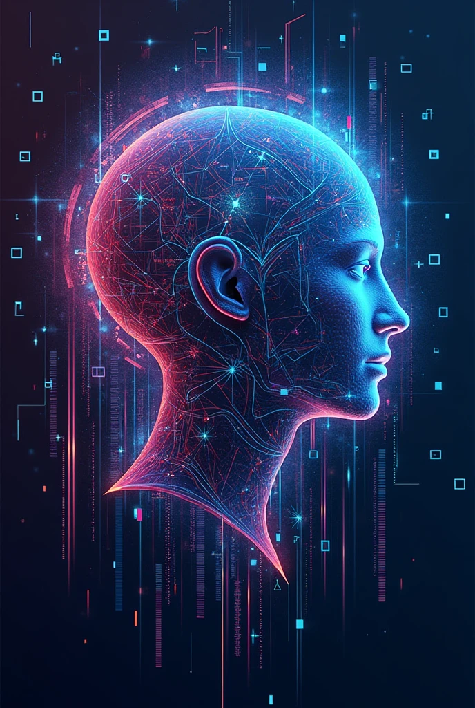 elements that evoke the internet and connections, computer and chat