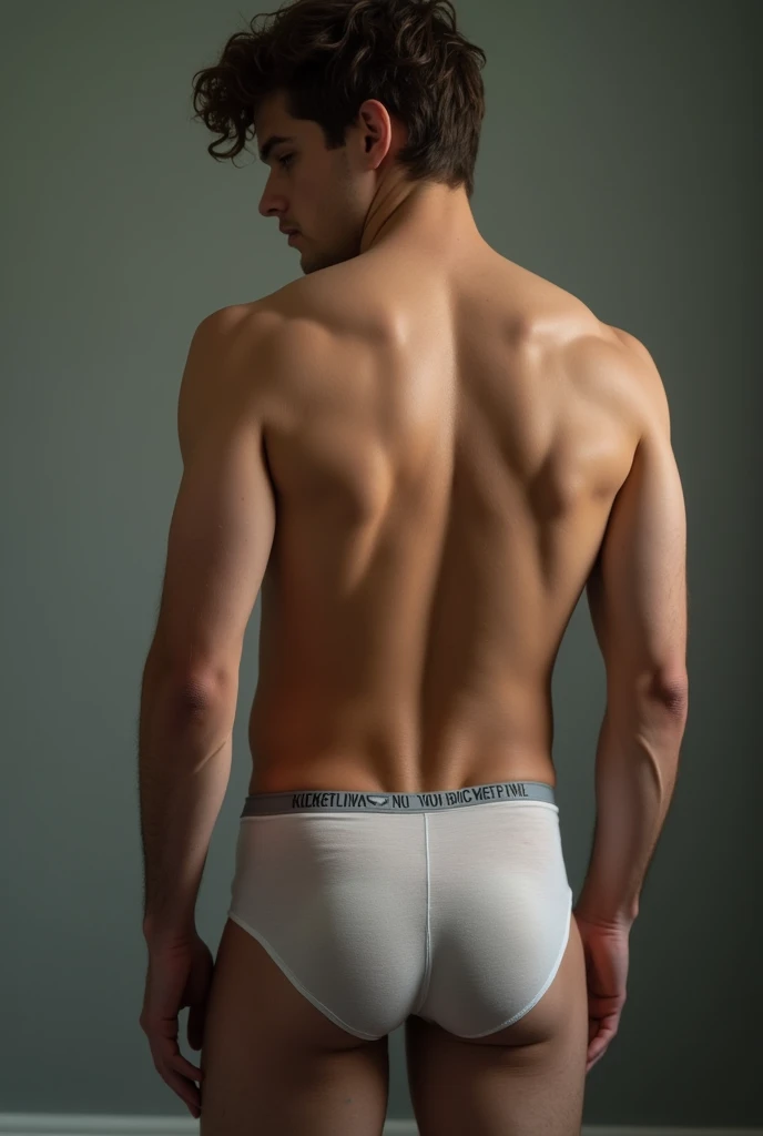 Man showing his ass now only in his underwear 

