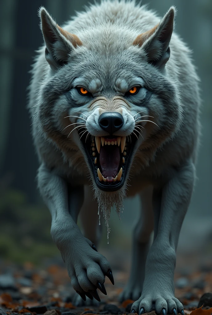 Now make her more angry and with foam on her snout