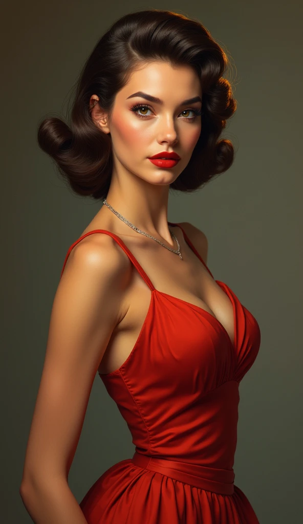 Create imaginative and amazing images demonstrating the style of ((Poster Style Pin-Up)), hyper realistic, 8k, vibrant colors, sharp crisp image