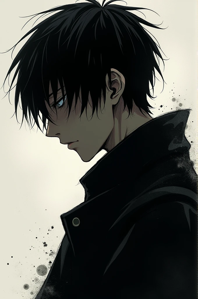 A profile of the protagonist from the perspective of an omniscient manga reader、Black clothes