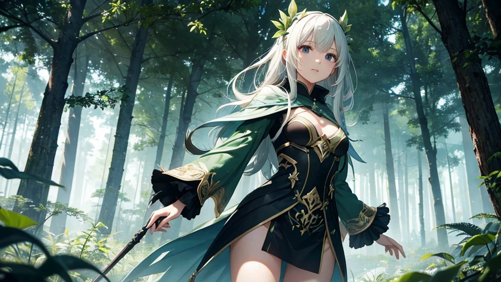 In the middle of the battle、Eris is in perfect harmony with the life force of the forest.、Unleash the true power hidden within you。Her magic is getting stronger、Become one with the surrounding nature and face off against the dark invaders。Ellis understood the importance of her mission.、Recognize that you are an essential part of protecting the forest。Her power spread throughout the forest、Giving hope and courage to my friends。