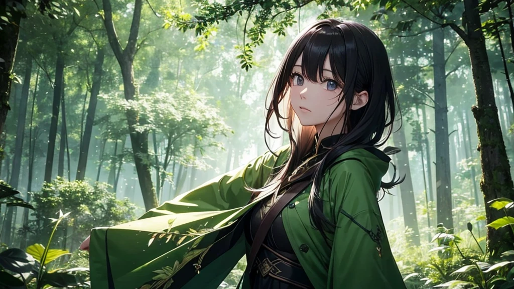 In the middle of the battle、Eris is in perfect harmony with the life force of the forest.、Unleash the true power hidden within you。Her magic is getting stronger、Become one with the surrounding nature and face off against the dark invaders。Ellis understood the importance of her mission.、Recognize that you are an essential part of protecting the forest。Her power spread throughout the forest、Giving hope and courage to my friends。