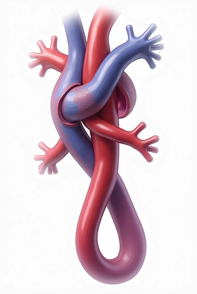 Superior vena cava more detailed color drawing