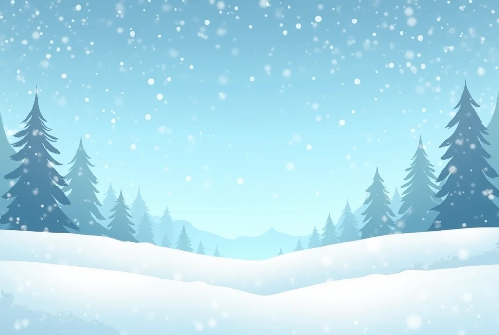 Snow background illustration