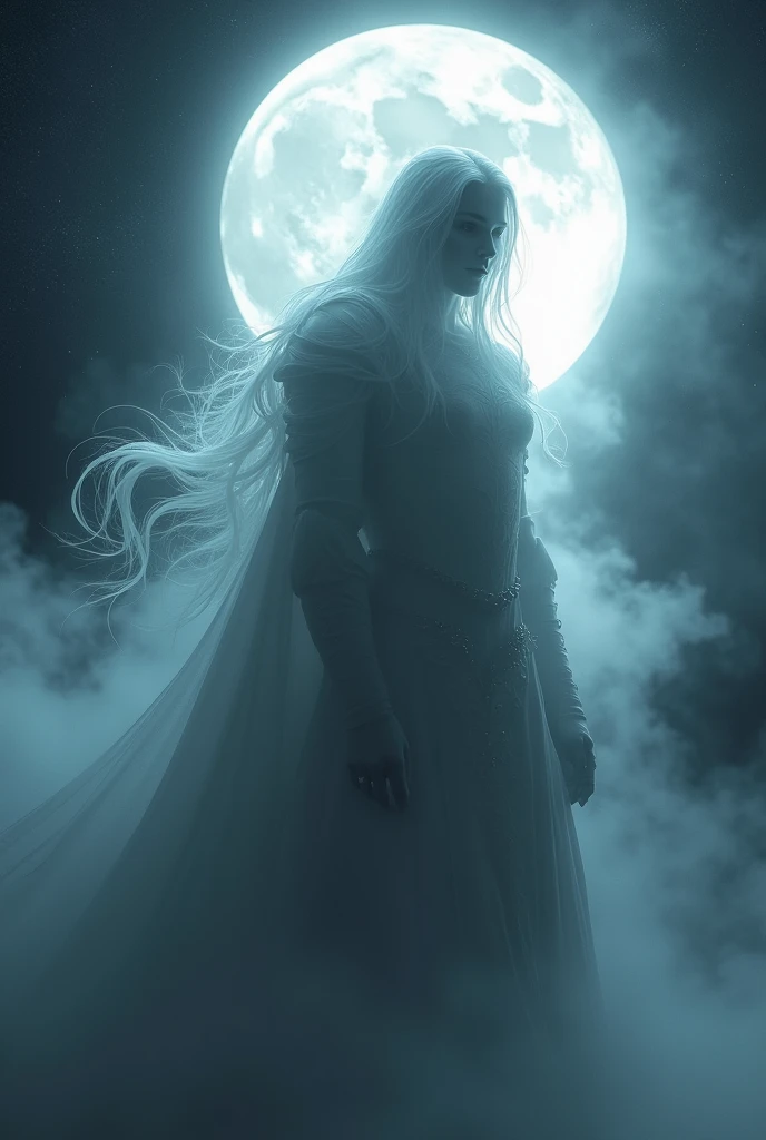 amazing quality, masterpiece, best quality, hyper detailed, ultra detailed, UHD, perfect anatomy, Surreal,
under moon light, translucent, white background light, glowing, ( silhouette overlapping:1.2), nothingness,( Misty:1.2),( water vapor:1.2),
soul, soul out of body, white shadow in the back, ghost shadow, smoke, smoke human shape, face, white hair, supernatural,
an cinematic shot of a soul knight, floating, levitate, soul particals around the knight, fantasy tavern in background, night, milkey way, soul knight,