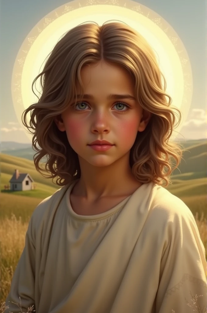 Create 6 images of young Jesus