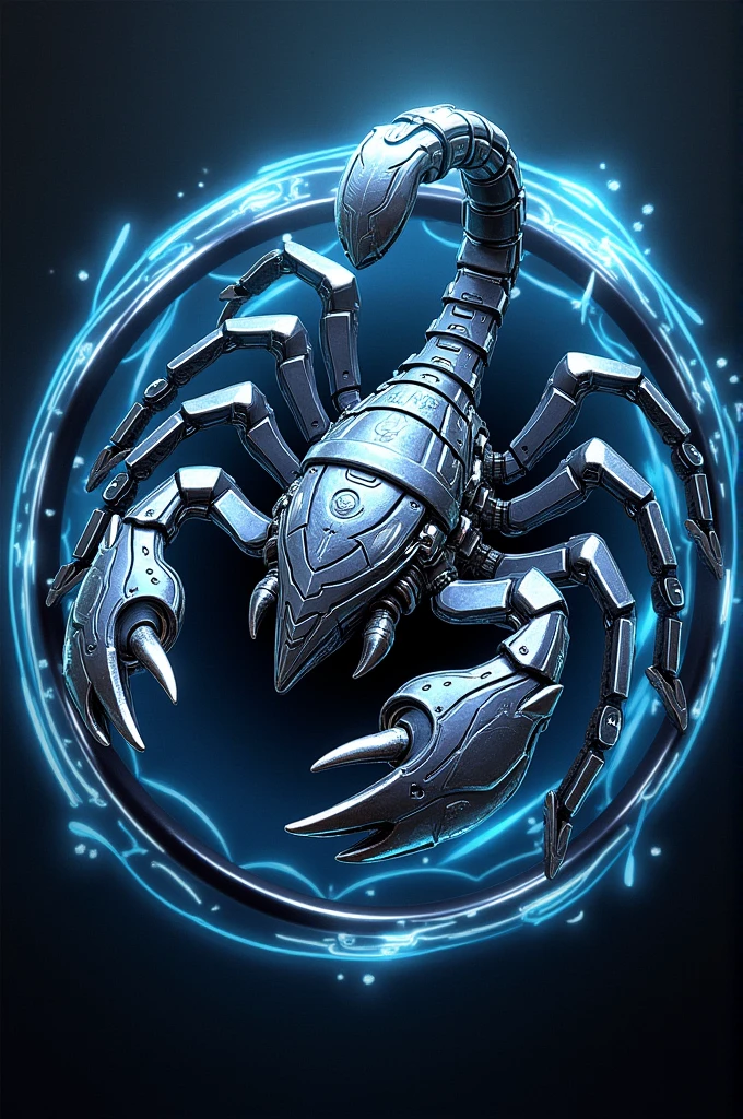 Make me a scorpion like a beyblade logo (CIRCLE)
