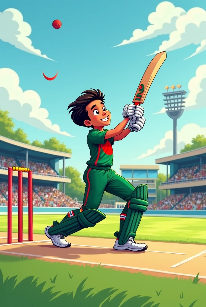 Cricket cartoon Bangladesh
Player name Tamim