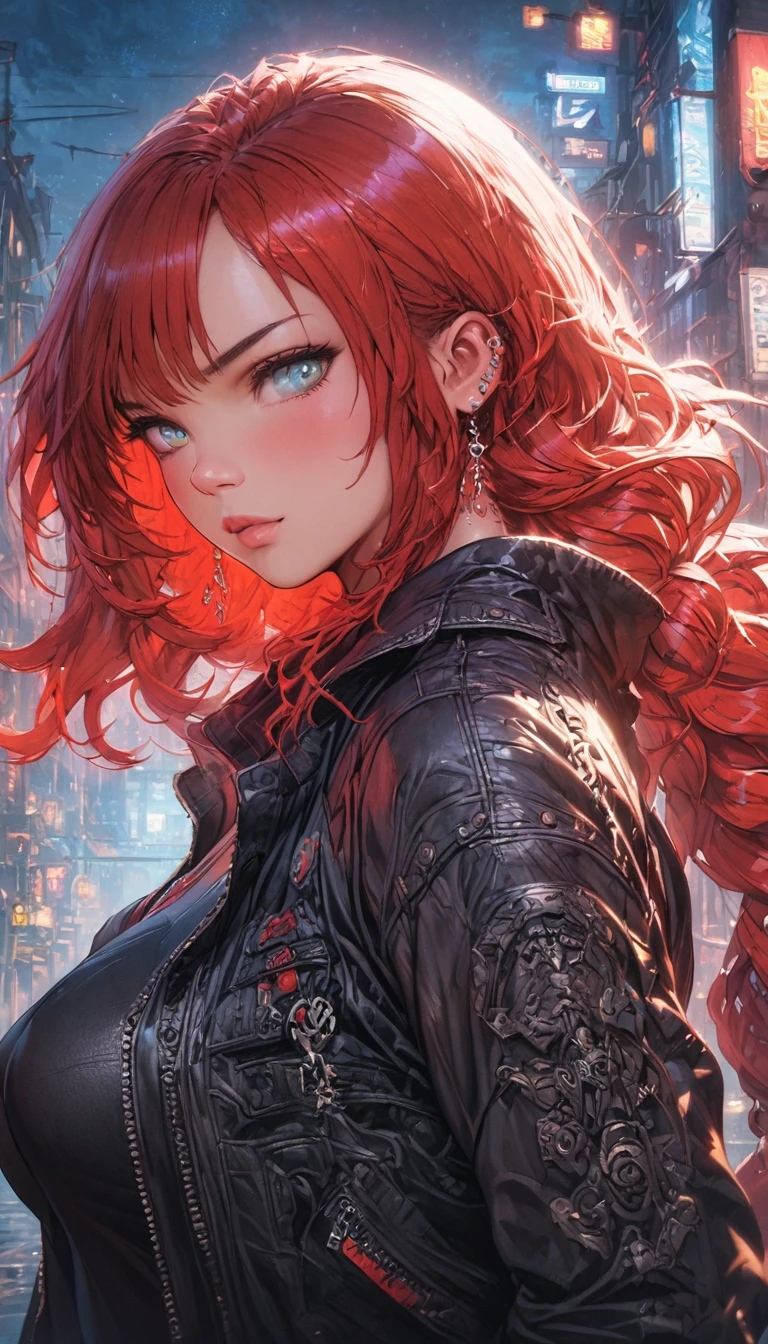 best quality,4k,8k,highres,masterpiece:1.2),ultra-detailed, extremely detailed eyes, extremely detailed body, (large masterpiece digital art), (detailed manga illustration), (detailed line art), ((perfect ???????)), (intricate details:1.3), (ultra-detailed:1.3), (illustration:1.3), (sharp focus:1.3), (natural lighting:1.05), (vivid colors:1.3), (masterpiece), (best quality:1.4), (perfect ???????:1.4), high quality, expressive eyes, full body, detailed face, beautiful face, perfect face, 1 girl, muscular, tall girl, large breasts, long hair, light brown hair, straight hair, low ponytail, detailed hair, ((casual clothes)), grey t-shirt, (vest), open vest, (blue pants), denim pants, pale skin, aquamarine eyes, splash art, curvy, black combat boots, cinematic lighting, dramatic atmosphere, Atey Ghailan, Jeremy Mann, Greg Manchess, Antonio Moro, trend in ArtStation, trend in CGSociety, Intricate, High Detail, Sharp focus, dramatic and photorealistic painting art by Midjourney and Greg Rutkowski, Jeff Bridges, ((cartoon style)), Marvel Cinematic Universe style, (((Night sky in the background))),