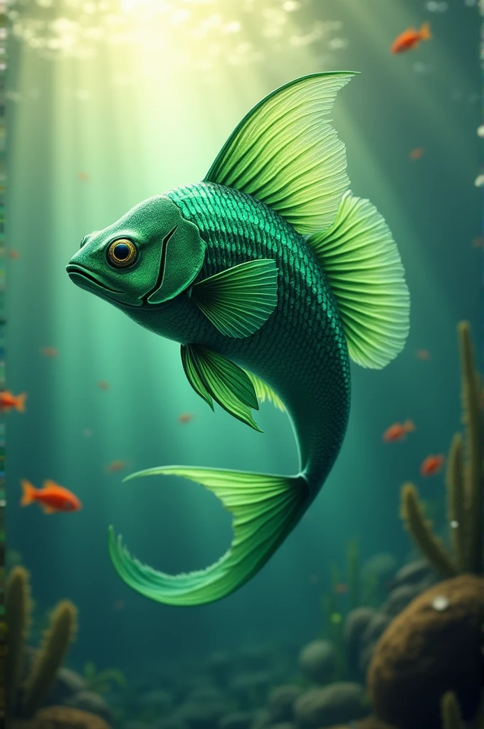 Green fish
