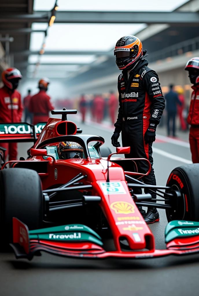 An F1 team named Fumagalli and a driver named Diego 