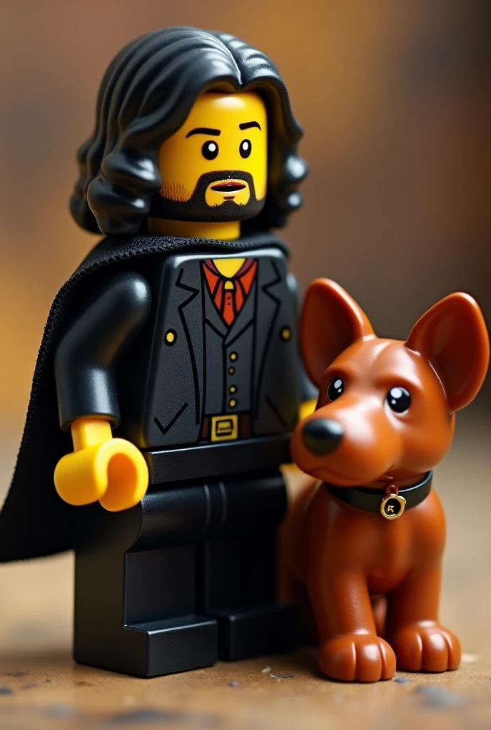 Lego John wick and dog