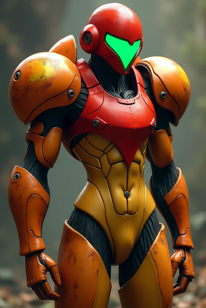 Make Samus from the game Metroid naked