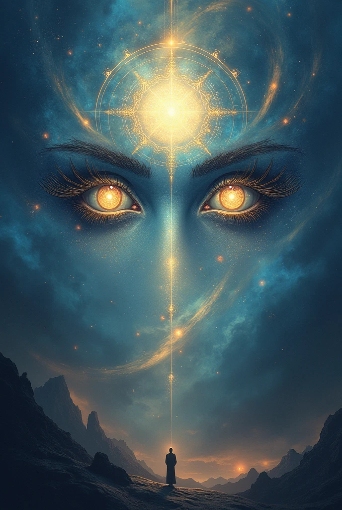 create the image of the all-seeing eyes
