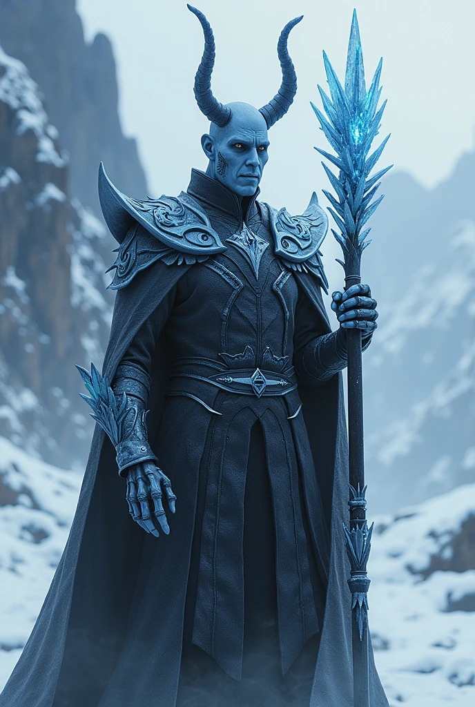 Loki as the Night King from Game of Thrones