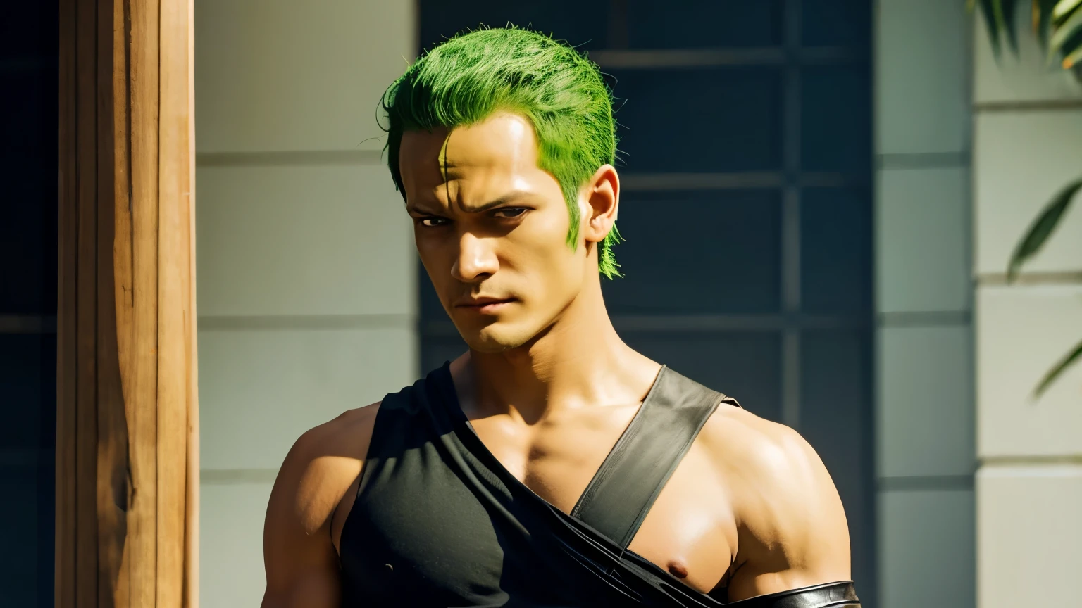 Zoro's big ass naked next to Naruto's big ass and they both get raped and cum everywhere