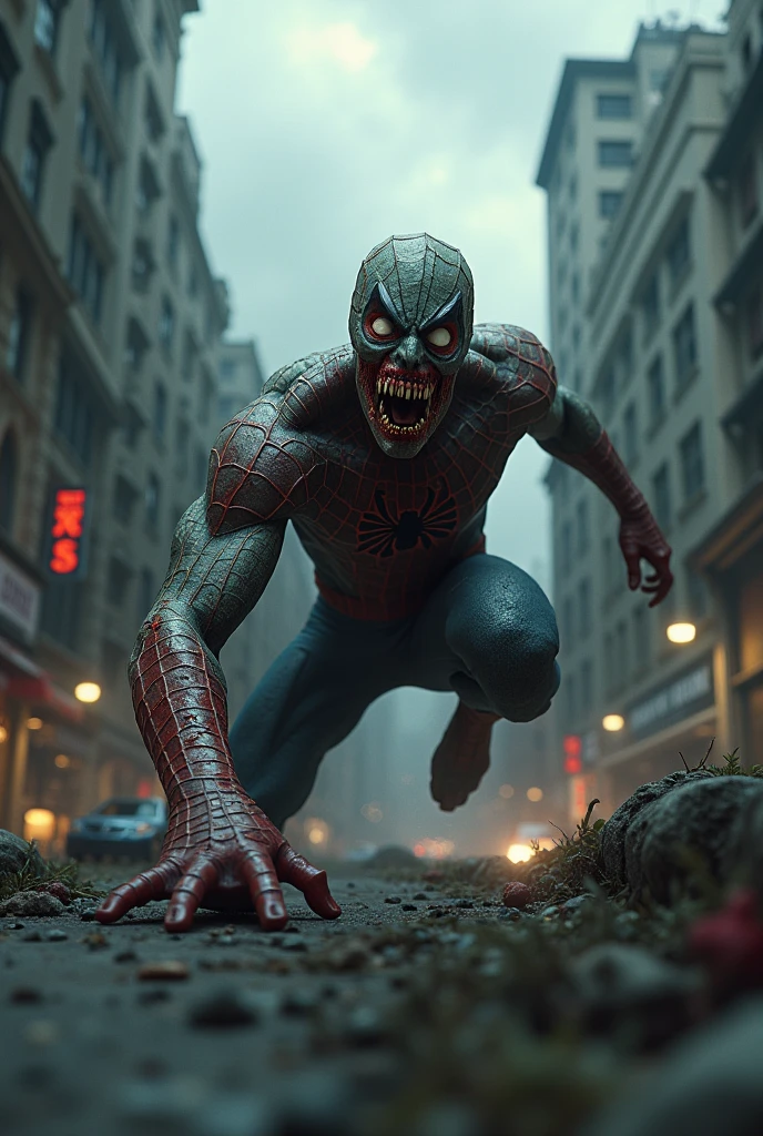 spiderman zombie
