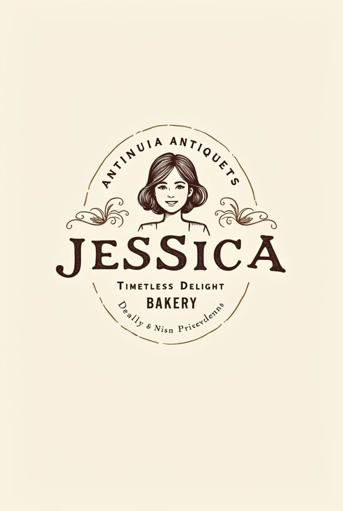 Logo idea of a bakery cute
Jessica antique timeless delight bakery