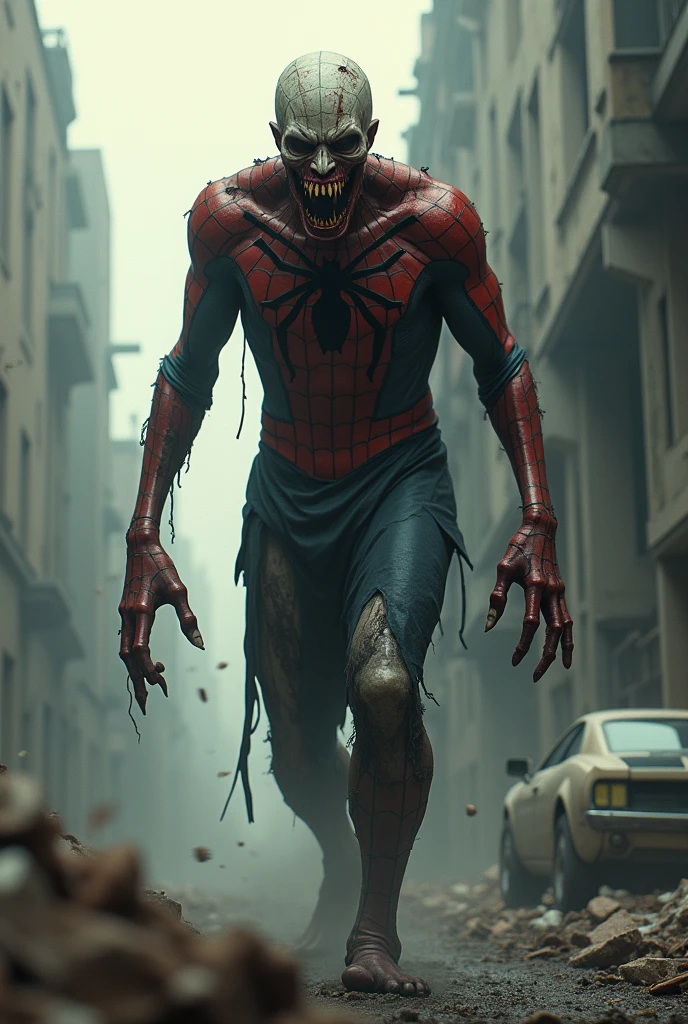 Spider-Man like a zombie 