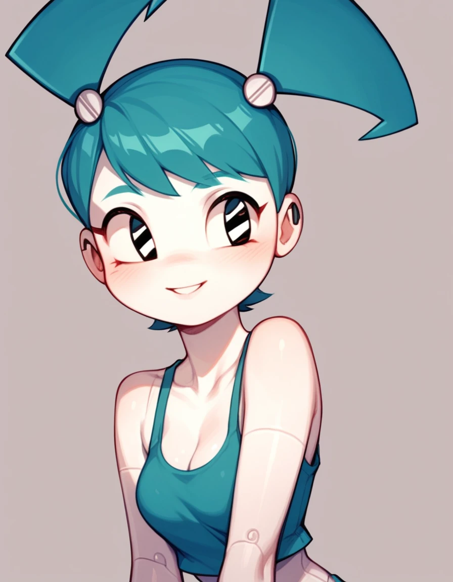 Solo, score_9,score_8_up,score_7_up, solo, anime  Jenny Wakeman from my life as a teenage robot, female, 