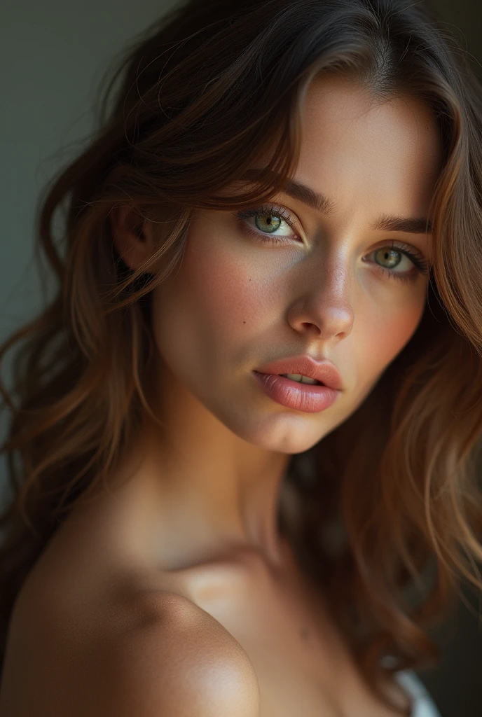 Create an image of a girl and sexualize her as much as possible.