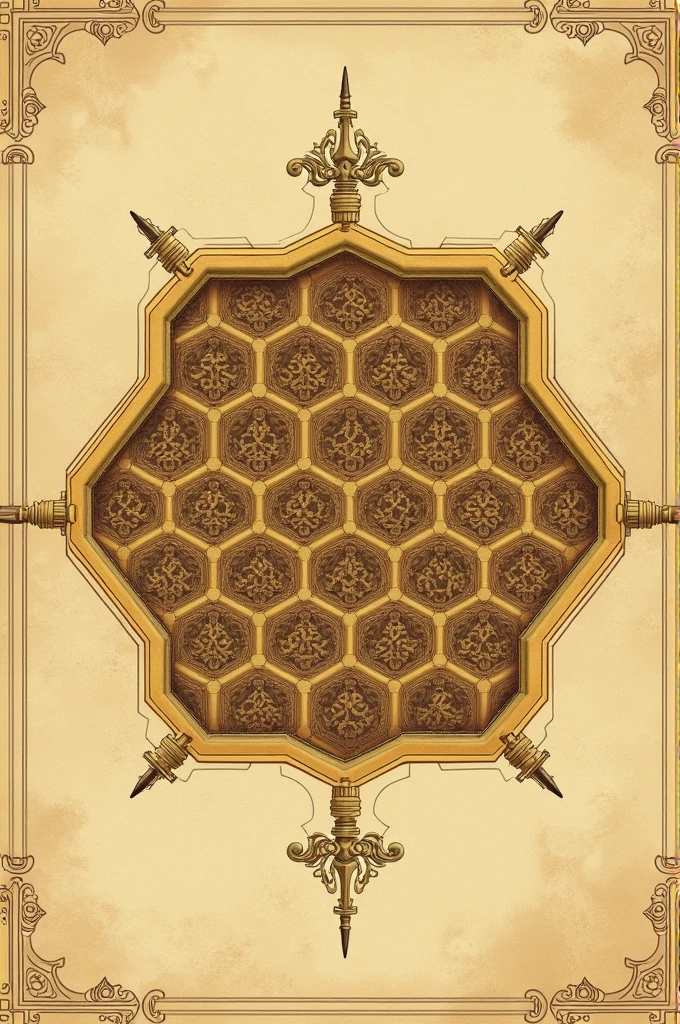 Bee honeycomb sepia vectors