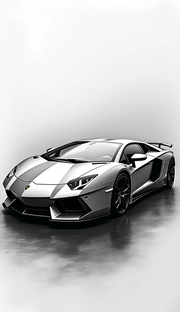 a highly detailed pencil drawing of a Lamborghini, best pencil drawing techniques applied, hyper-realistic, a work of art, this image won the award for best hyper-realistic drawing of the year, (best quality,8k,highres,masterpiece:1.2),ultra-detailed,(realistic,photorealistic,photo-realistic:1.37),detailed automotive,extremely detailed car, intricate pencil strokes, chiaroscuro lighting, dramatic shadows, smooth gradients, precise lines, textured metal surfaces, reflective chrome, dynamic composition, dramatic perspective, cinematic lighting