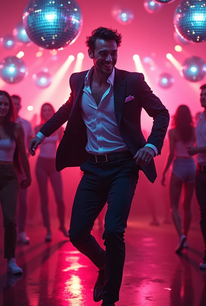 Man dancing discotheque