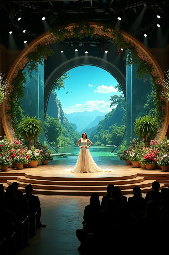 Help me make the miss earth india stage