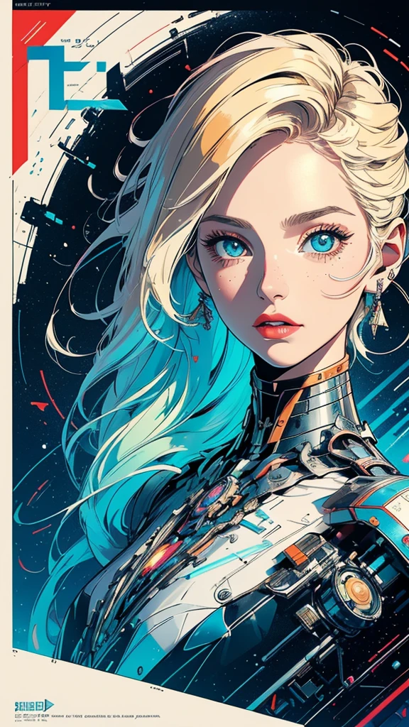 (((masterpiece, highest quality))),(((solo:1.2))),(((1girl:1.2))),32k wallpaper, very detailed, poster, vintage science fiction,(((((geometric cinematic movie poster))))), (bauhaus), shape,(((abstract))),(mid century modern),movie poster,(((((portfolio))))),(((((Close-up))))),(((((bust up))))),((((more various angle)))),(((highlight))),Vast landscape,((((heterochromia)))),(((complete. detailed face))),(((Extremely talented))),(((most complecated machine))),Colorful color scheme