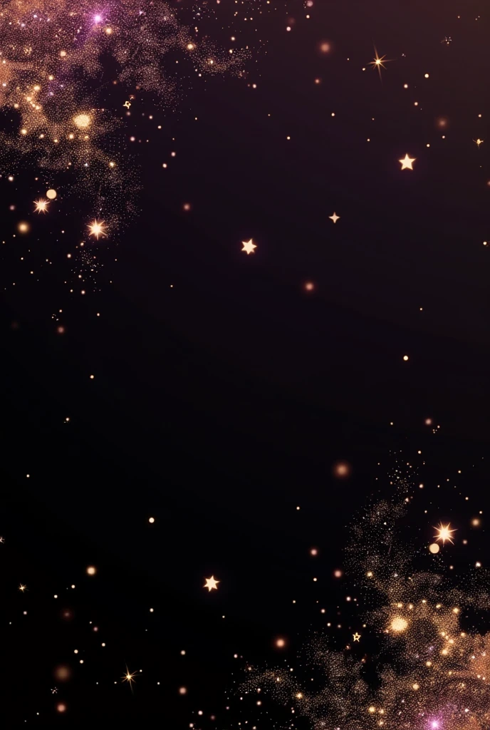a black background with tiny stars separated from each other