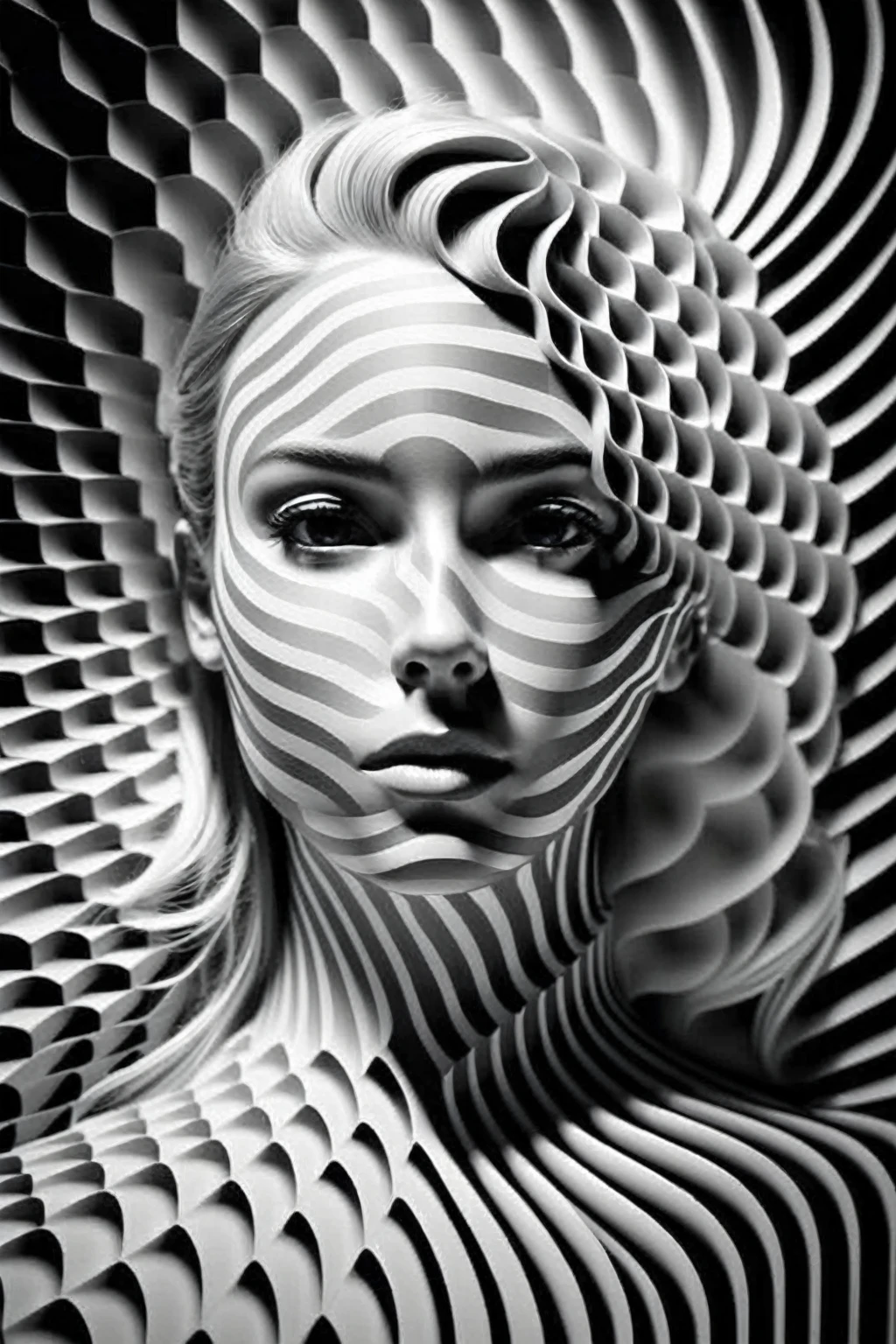 a colorful fractal optical illusion pattern. stunning digital art, complicated digital art, 3 d digital art, 3d digital art, complicated digital artwork, Advanced 3D digital art, amazing detailed digital art, digital complicated art, Detailed 3D digital art, amazing digital art, 4k symmetrical portrait, 4k symmetrical portrait