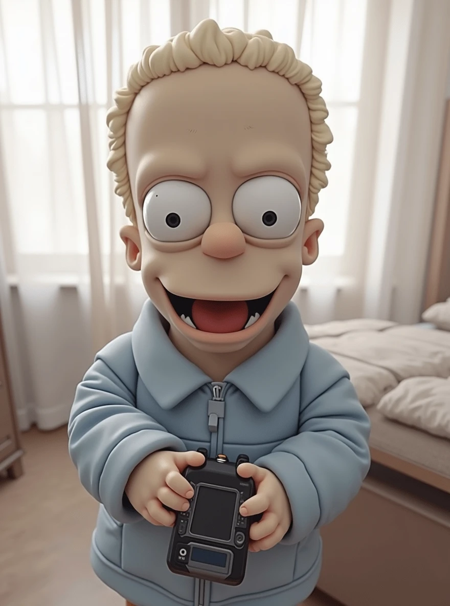 Make a Simpsons cartoon from the photo