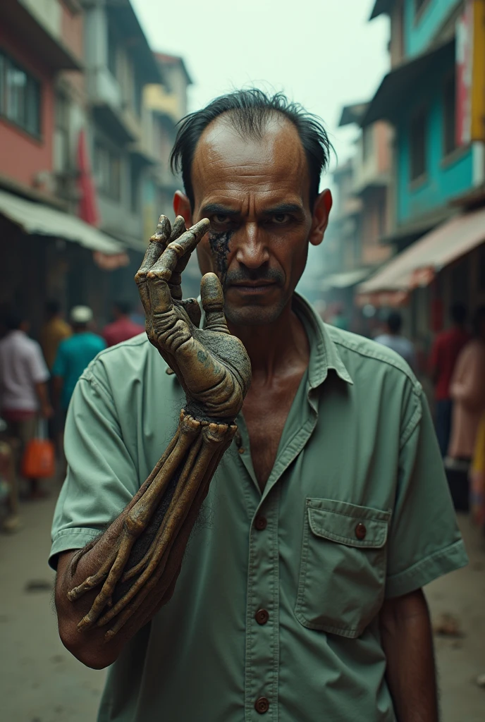 Fractured hand man image India 
