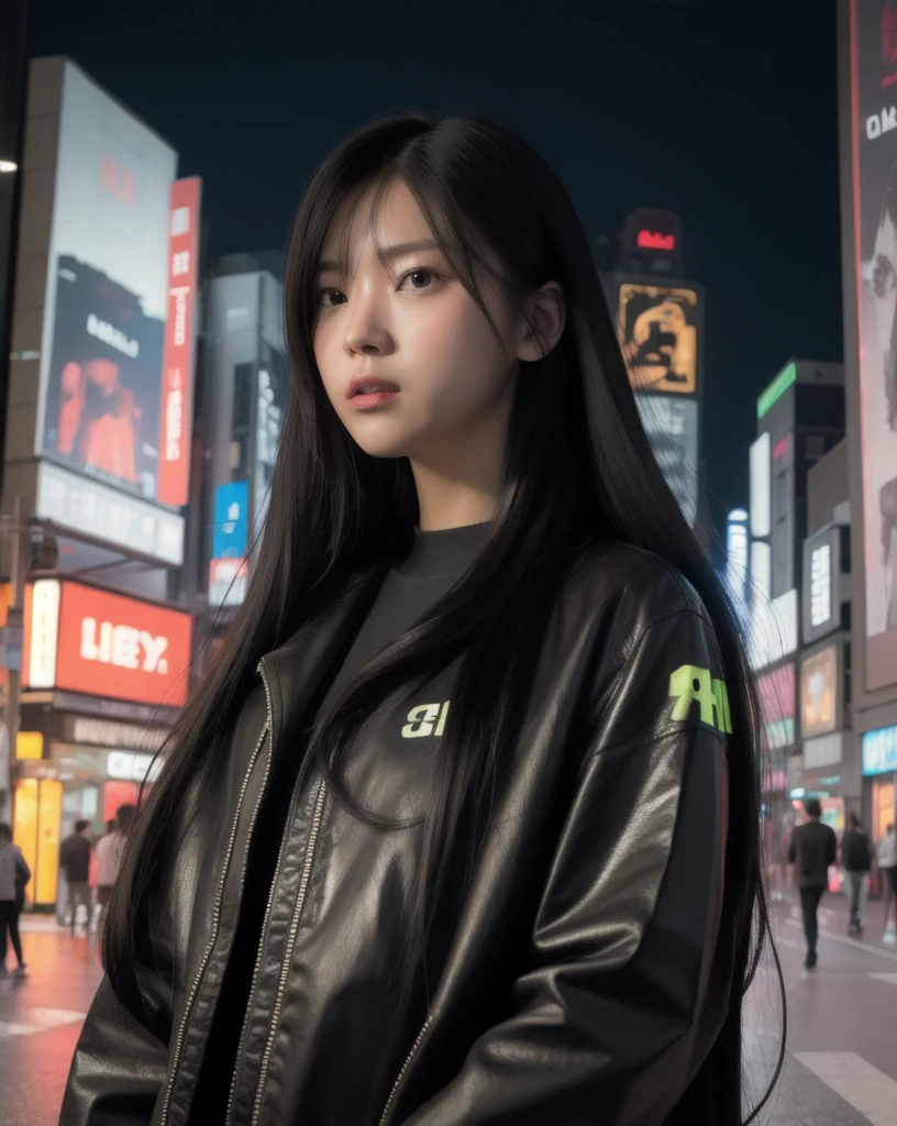 (photorealistic:1.4), (best quality:1.0), (ultra highres:1.0), 8k, RAW photo, (masterpiece:0.2), portrait, face focus,
Cybernetic_Jawless, mask, mechanical parts, cybernetic, 1girl, asian girl, jacket, (long hair:1.4),
cyberpunk street background, (neon, night:1.2),