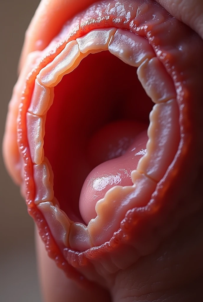 An image of an open vagina