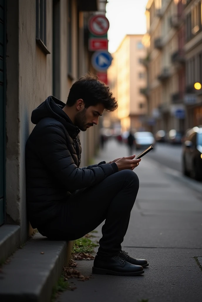 a person spending time alone