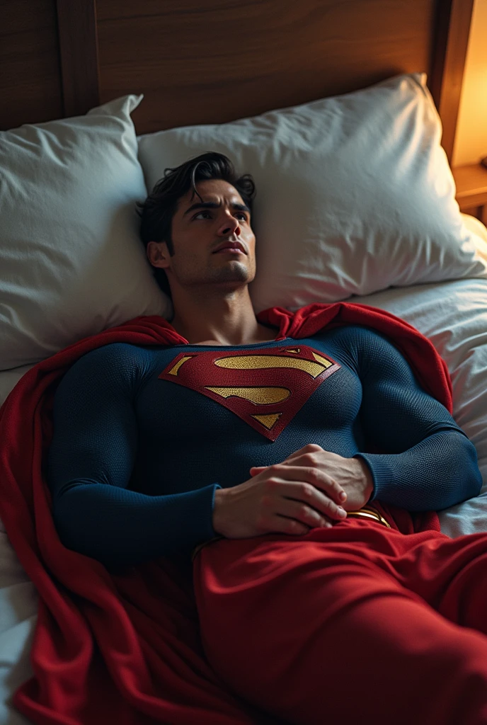 Cr7 fucked by superman in a bed,